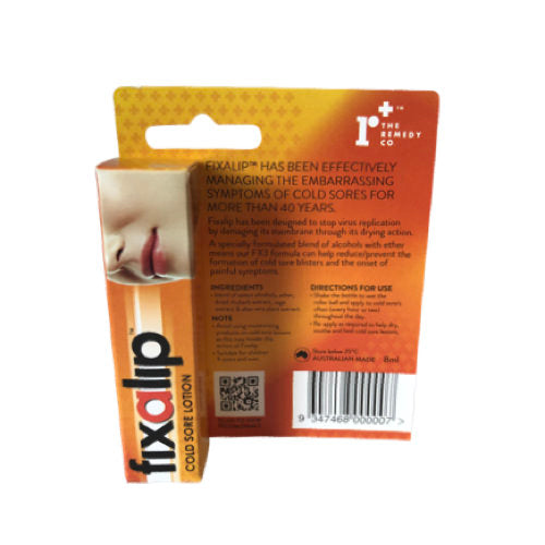 Fixalip Cold Sore Lotion